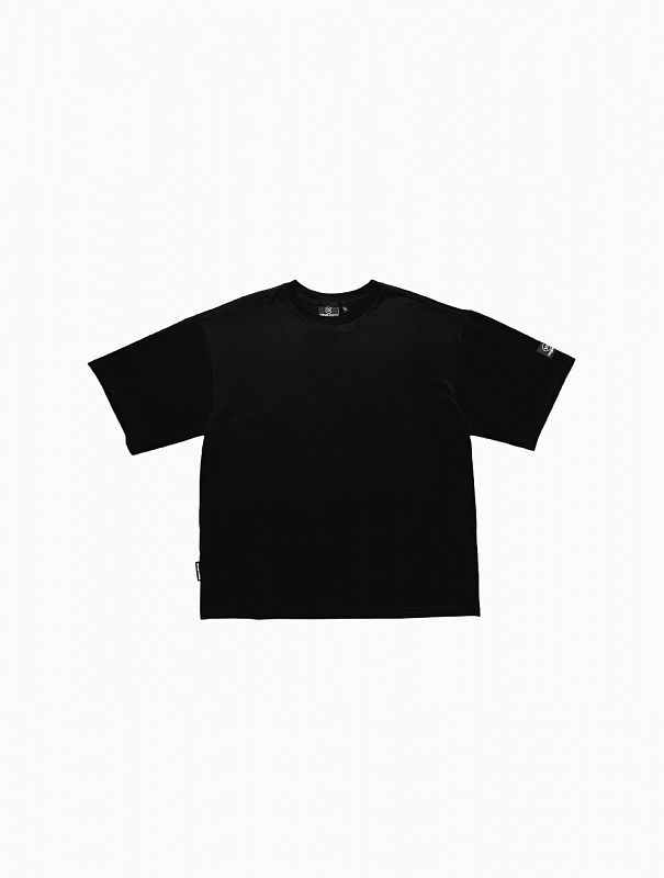 Футболка THE BAD FRIENDS UNIBasic left sleeve logo 240гр Черный