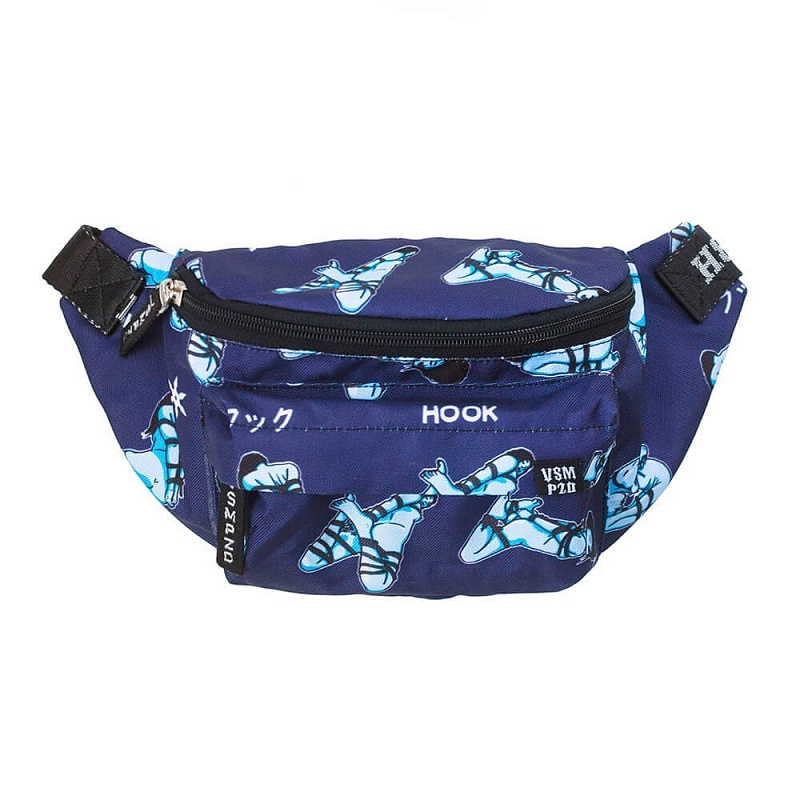 Сумка поясная HOOK Hip Bag «Девочки» синий