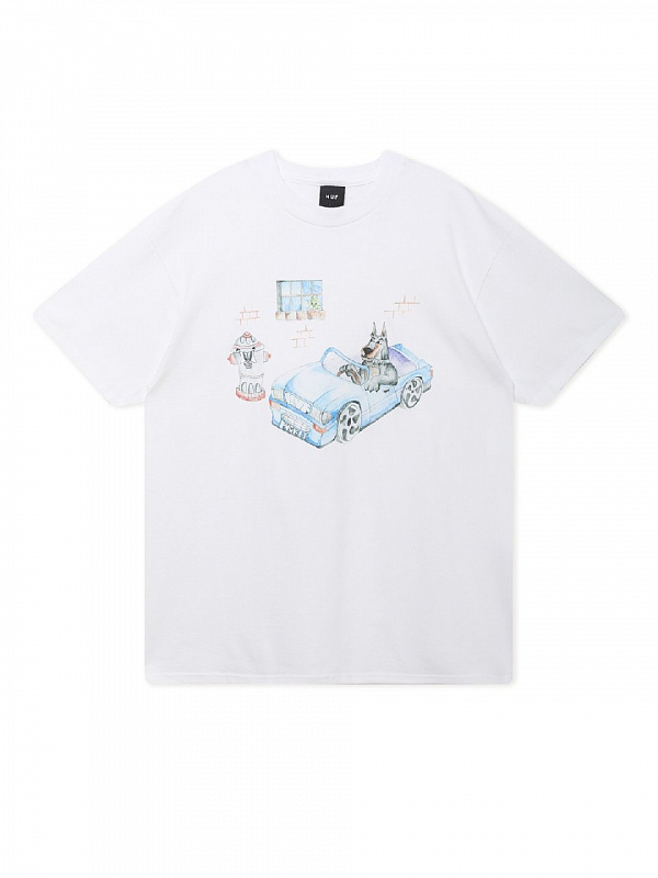Футболка HUF ROAD DAWG S/S TEE WHITE