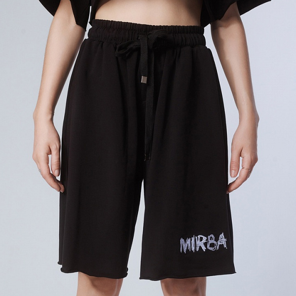 Шорты MIRBA SHORTS-LOGO Черный