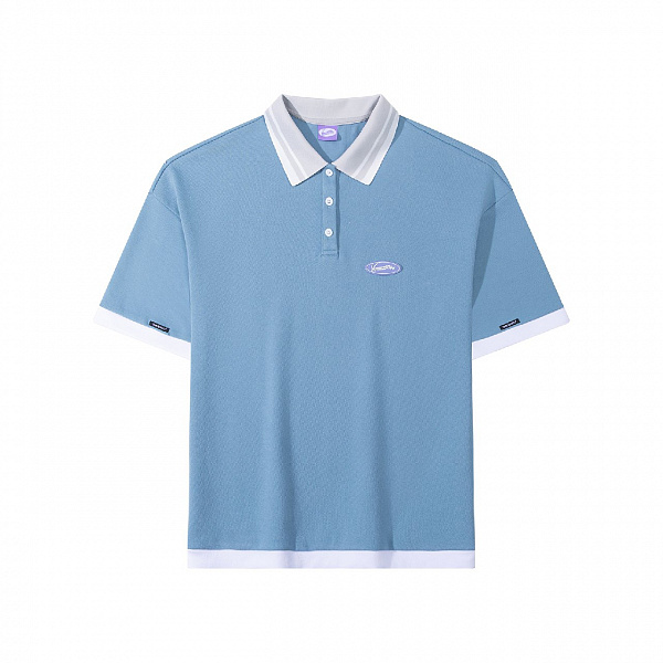 Поло YMKA SHIX пыльно-синий