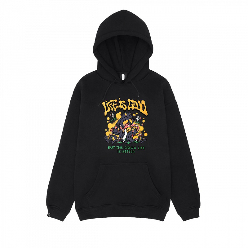 Худи HOOK «Фрог» черный