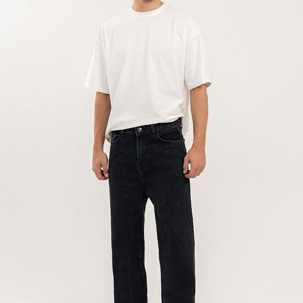 Джинсы KUL'TURA "Baggy", марка темно-серый