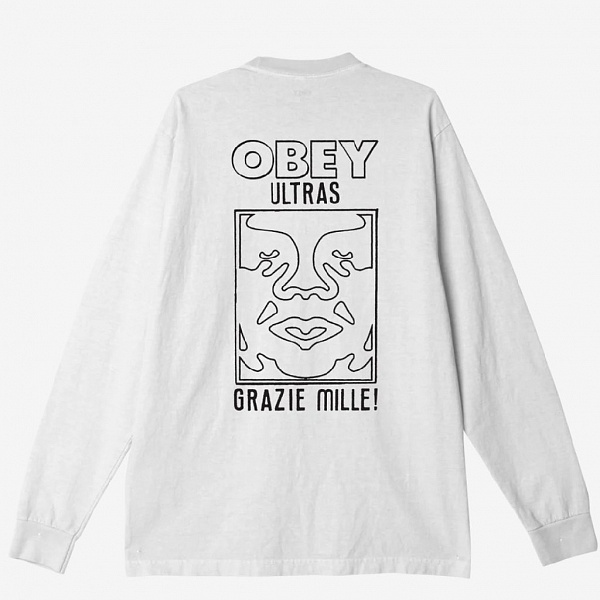 Лонгслив OBEY ULTRAS PIGMENT CHALK