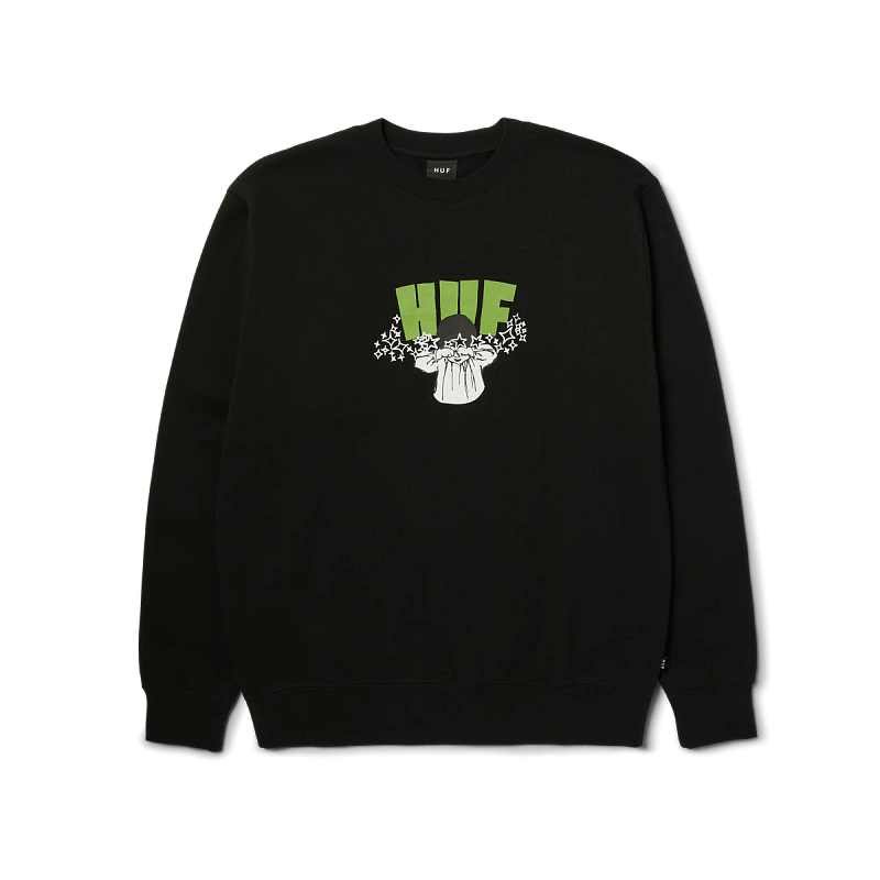 Свитшот HUF DAZED CREWNECK BLACK