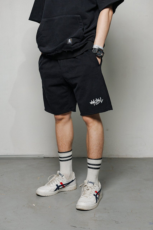 Шорты HARD LUNCH x Lady Waks черный