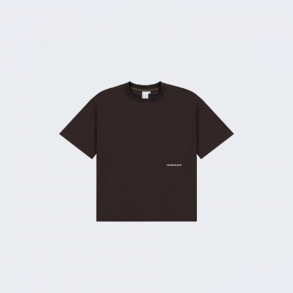 Футболка UNIFORM Boxy темно-коричневый