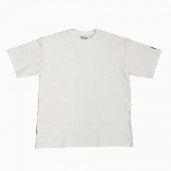 Футболка THE BAD FRIENDS Basic left sleeve logo 240г экрю