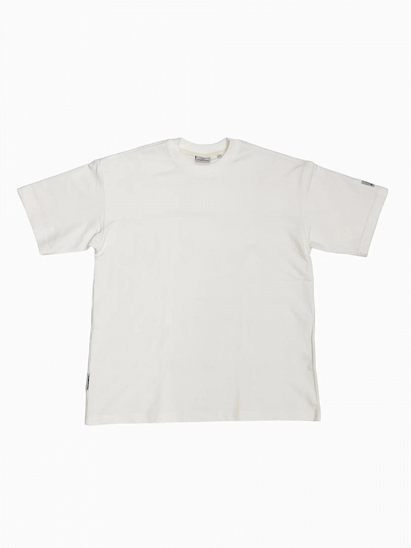 Футболка THE BAD FRIENDS Basic left sleeve logo 240г экрю