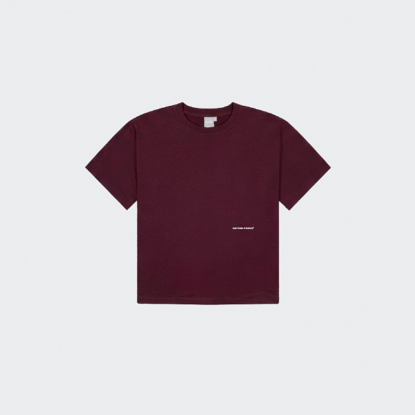 Футболка UNIFORM Boxy бордовый
