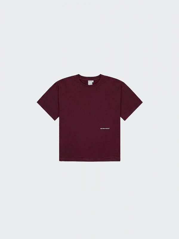 Футболка UNIFORM Boxy бордовый