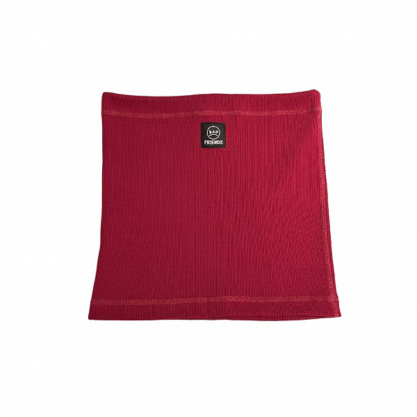 Шарф THE BAD FRIENDS Баф BAF 01 rib-knit фуксия