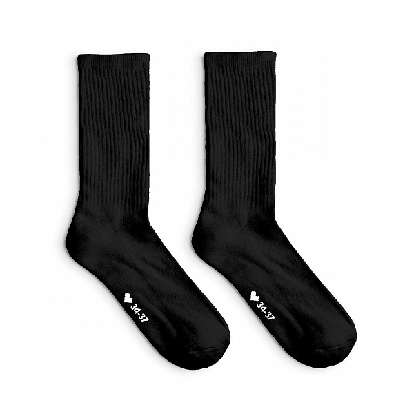 Носки спорт ST.FRIDAY SOCKS Черная молния