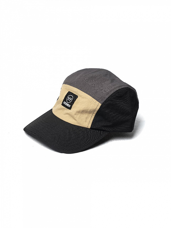 Кепка THE BAD FRIENDS 5-panel серый/черный/бежевый