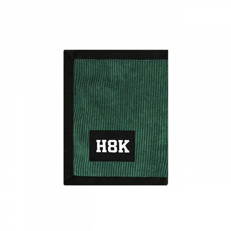 Кошелек HOOK "Вельвет" ярко-зеленый