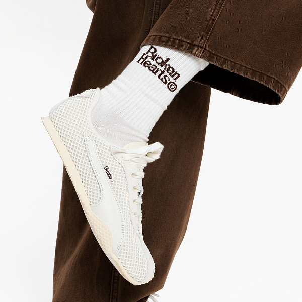 Носки Dissident "BHC Copyright" белые