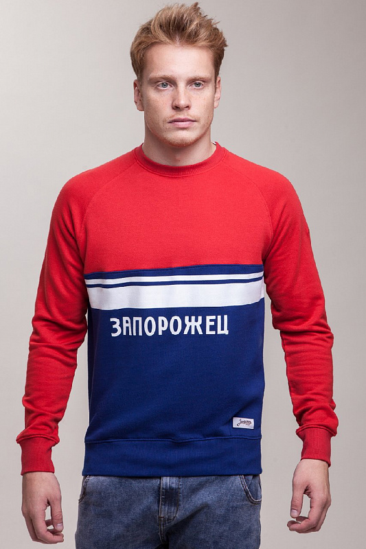 Толстовка ЗАПОРОЖЕЦ Zaporojec 1 (Красный/Mars red/True Blue)