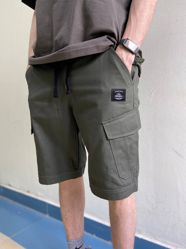 Шорты COOL PENGUIN Dark Olive Canvas