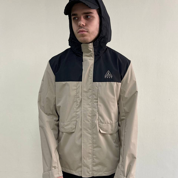 Куртка ERKE мужская Men's windbreaker l.grey светло-серый