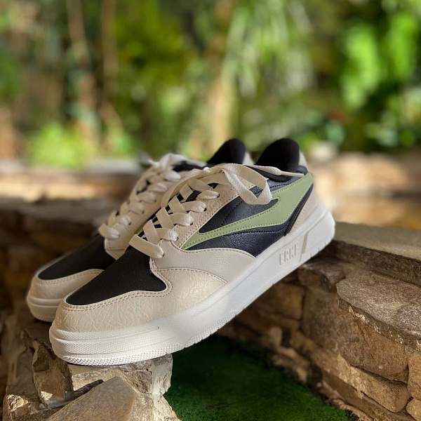 Кеды ERKE мужские M.Skateboard low shoes black/l.grey черный/светло-серый