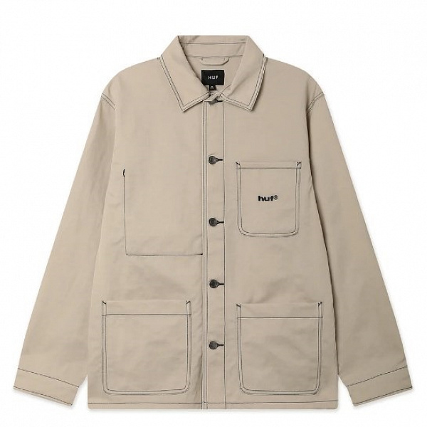 Куртка HUF CONTRAST NYLON CHORE JACKET CREAM
