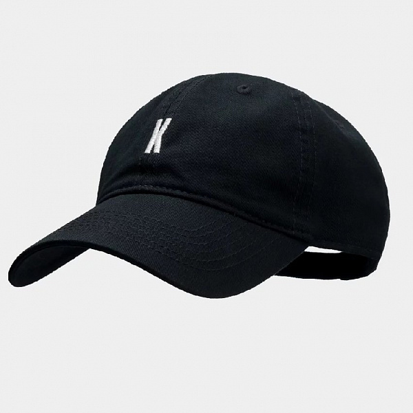 Кепка KUL'TURA "EMBROIDERY K" черный