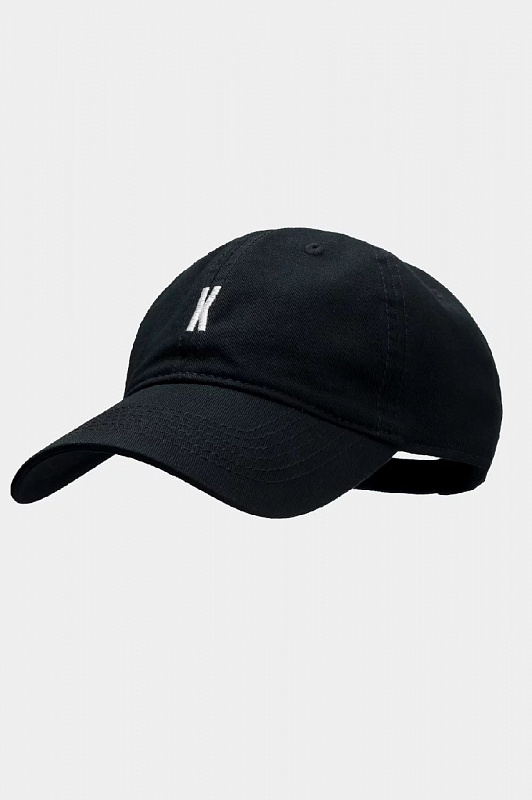 Кепка KUL'TURA "EMBROIDERY K" черный