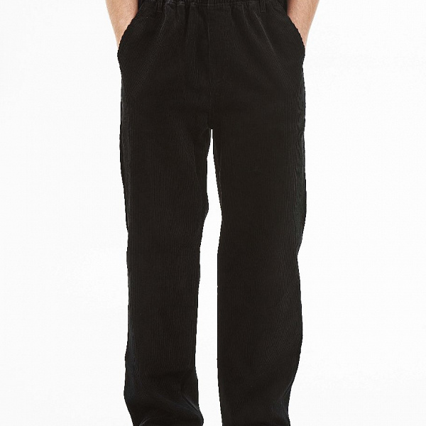 Брюки THE BAD FRIENDS Straight fit вельвет черный