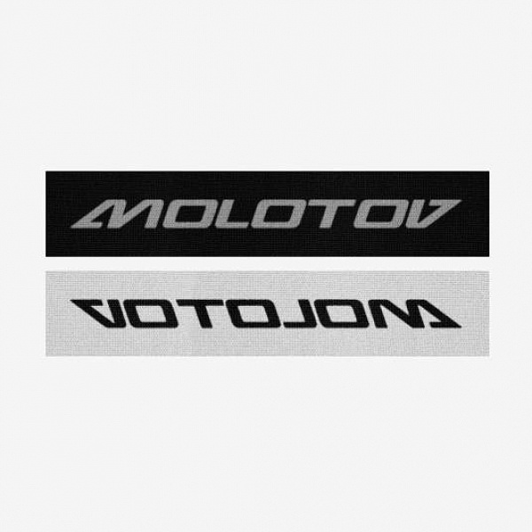 Шарф MOLOTOV Wide AW'24 Black Чёрный