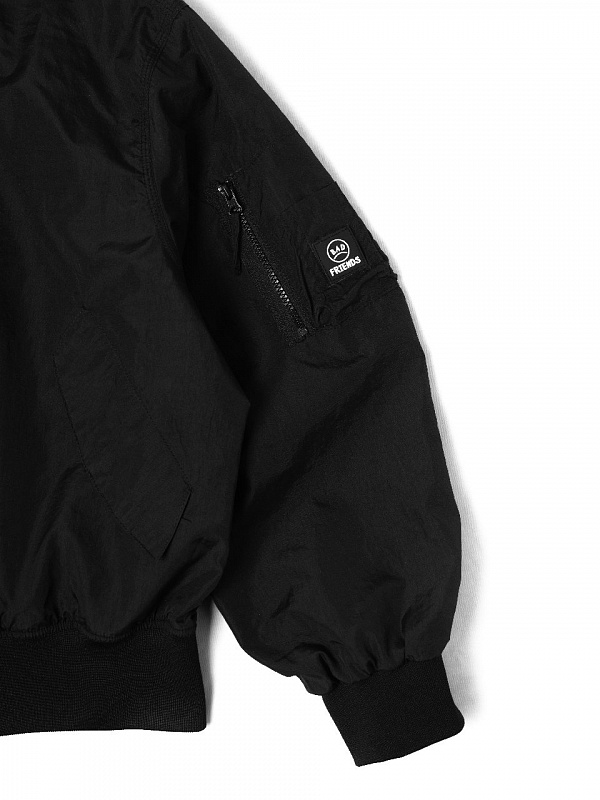 Бомбер THE BAD FRIENDS Basic Light Jacket черный