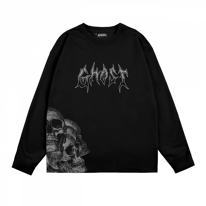 Лонгслив ARTEFACT HIDDEN Ghost 2 Черный