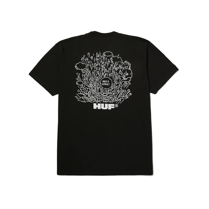 Футболка HUF WHAT A JUNGLE S/S TEE BLACK