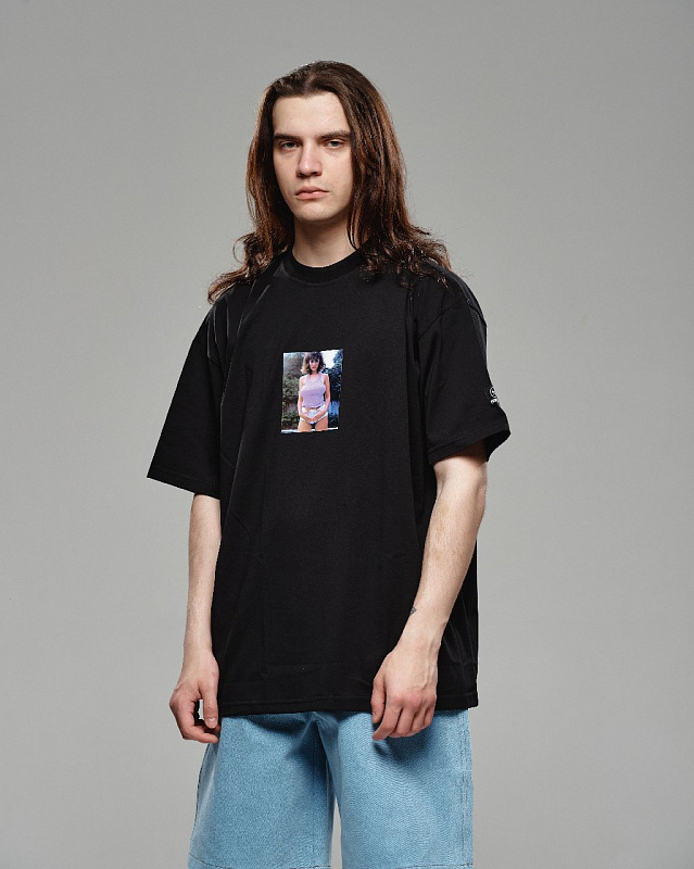 Футболка THE BAD FRIENDS "Milf Hunter" 200г черный