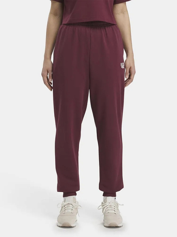 Брюки женские REEBOK CL AE ARCHIVE FIT FT PANT бордовый