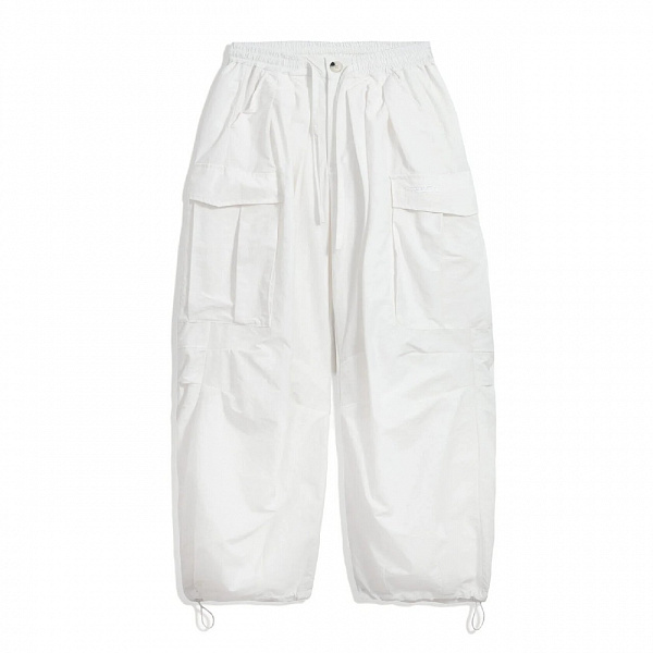Брюки RICE Very oversize cargo pants Белый