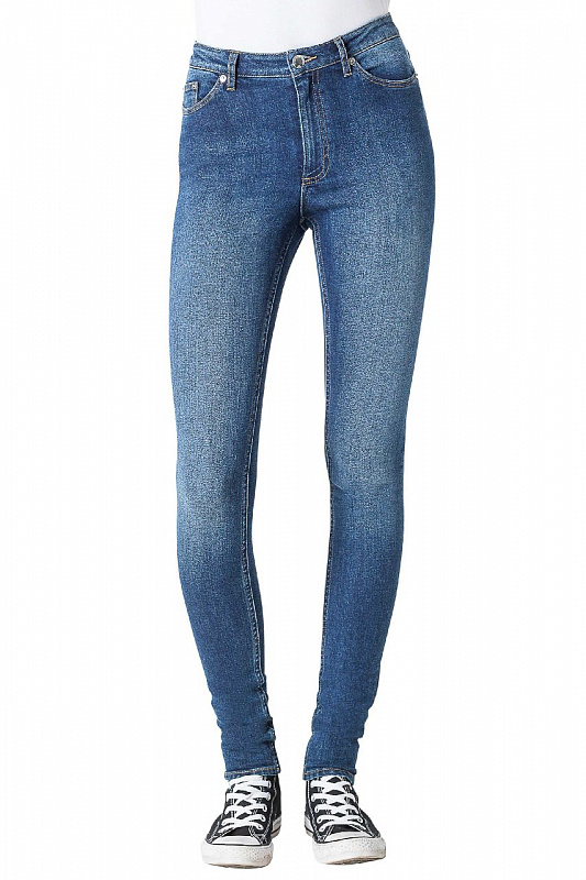 Джинсы (Slim) Женские Cheap Monday High Skin Blue Blue BLUE