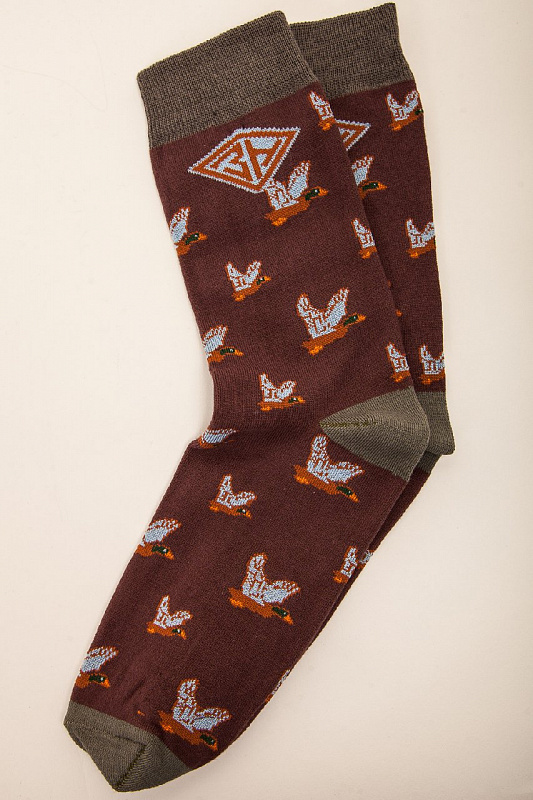 Носки ЗАПОРОЖЕЦ Дичь Коричневый